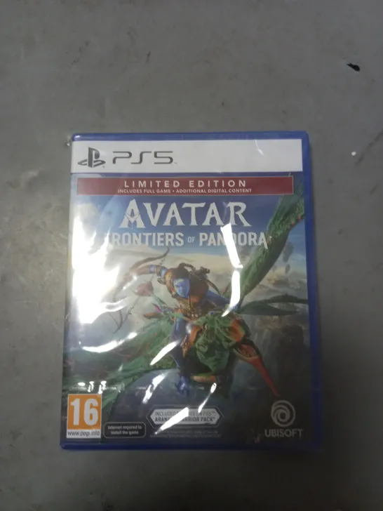 SEALED AVATAR FRONTIERS OF PANDORA GAME FOR PS5