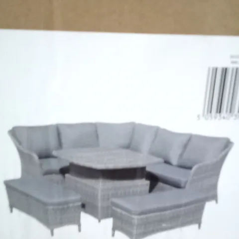 BOXED HAMILTON WICKER CORNER SET