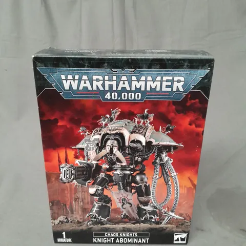 WARHAMMER 40,000 - CHAOS KNIGHTS - KNIGHT ABOMINANT - 1 MINIATURE