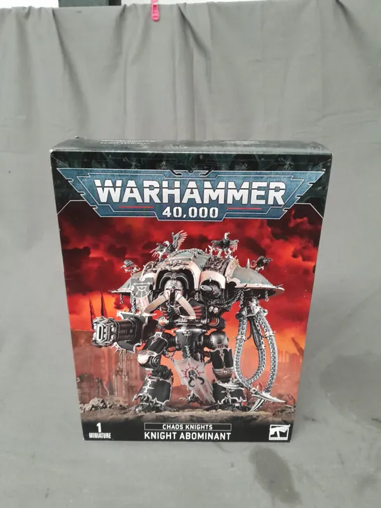 WARHAMMER 40,000 - CHAOS KNIGHTS - KNIGHT ABOMINANT - 1 MINIATURE