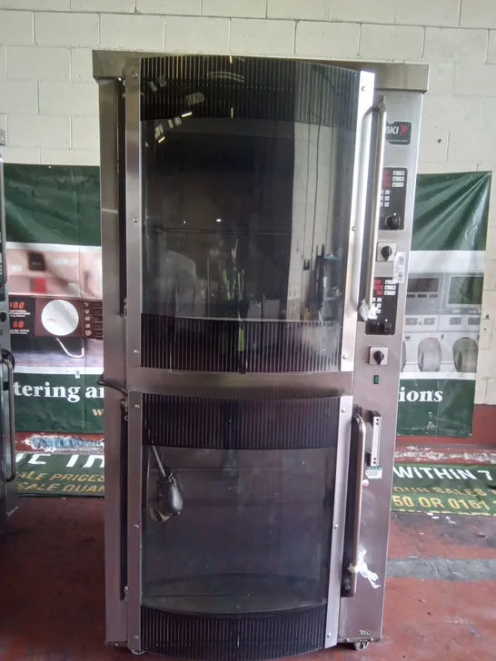 COMMERCIAL BKI DOUBLE ROTISSERIE OVEN