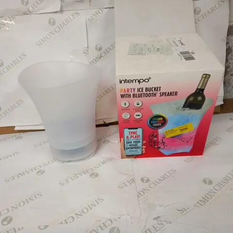 INTEMPO PARTY ICE BUCKET WITH BLUETOOTH SPEAKER