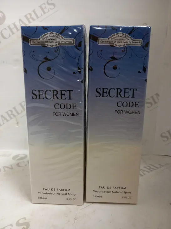 LOT OF 12 DFC SECRET CODE EDP 100ML