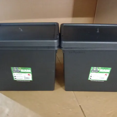 LOT OF 2 WHAM 24L BAM RECYCLE BINS