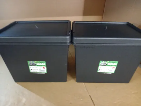 LOT OF 2 WHAM 24L BAM RECYCLE BINS