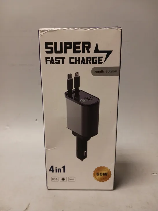 BOXED SUPER FAST CHARGE 4 IN 1 