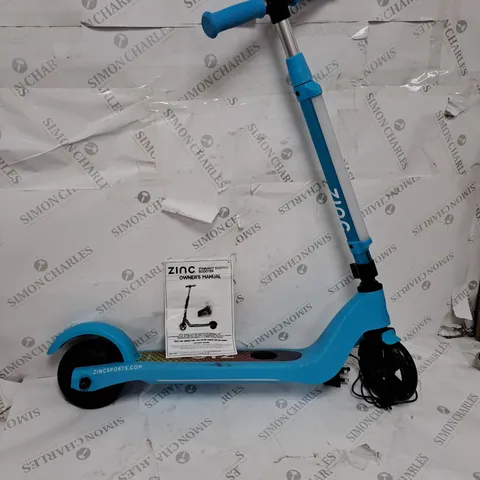 ZINC STARLIGHT ELECTRIC SCOOTER BLUE - COLLECTION ONLY 