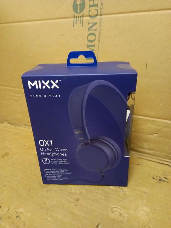 MIXX OX1 ON EAR WIRED HEADPHONES