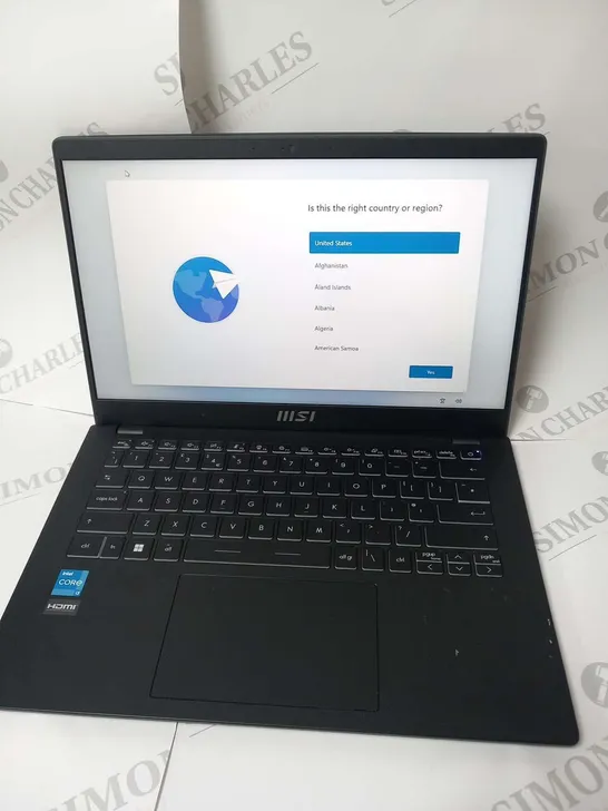 MSI I3-1215U 8GB RAM 512GB SSD LAPTOP