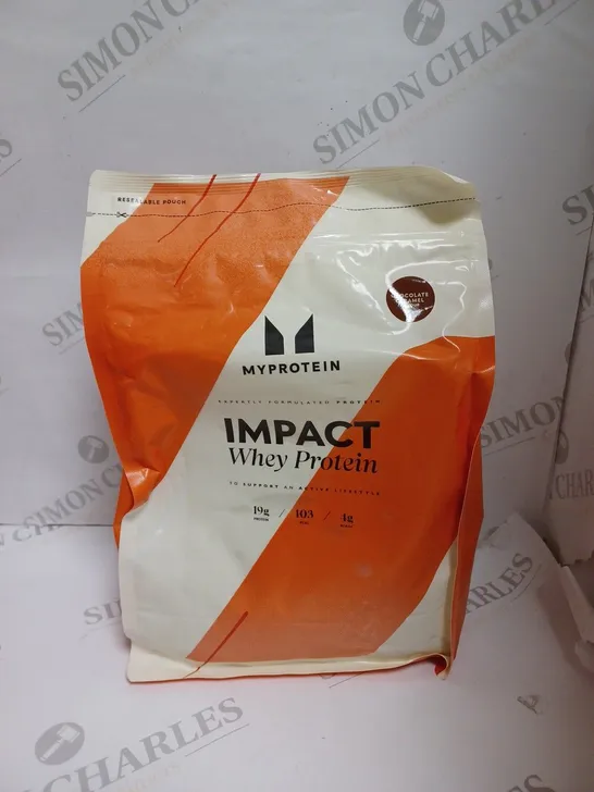 SEALED MYPROTEIN IMPACT WHEY PROTEIN - CHOCOLATE CARAMEL - 1KG	