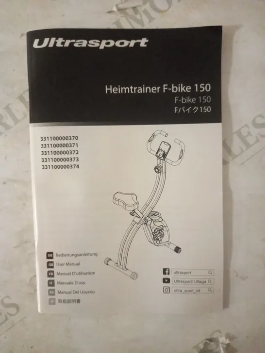 ULTRASPORT F-BIKE HOME TRAINER 150