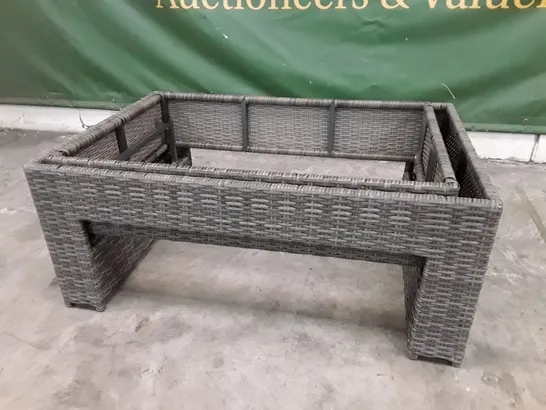 BOXED RISING 1.65M TABLE BASE - GREY