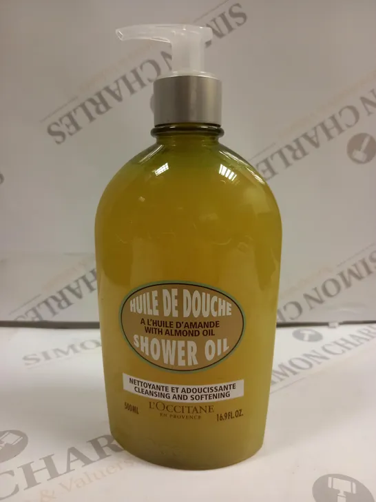 L'OCCITANE LUXURY SIZE ALMOND SHOWER OIL 500ML