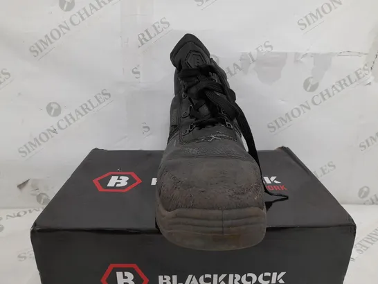 BOXED BLACKROCK WORK WEAR CHUKKA BOOT SF0208 BLACK BOOTS - UK 8 