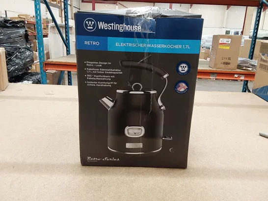 BOXED WESTINGHOUSE 1.7L STAINLESS STEEL KETTLE (1 BOX)