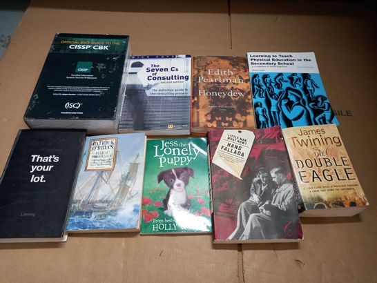 LOT OF 16 ASSORTED BOOKS 