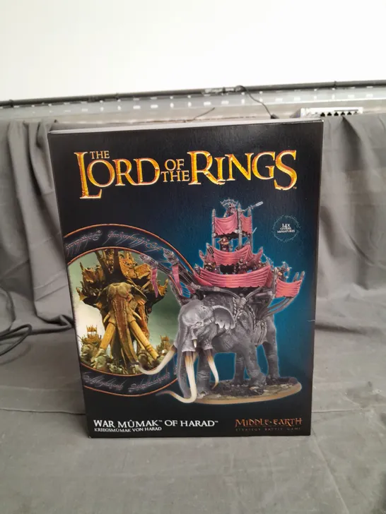 BOXED THE LORD OF THE RINGS WAR MUMAK OF HARAD 