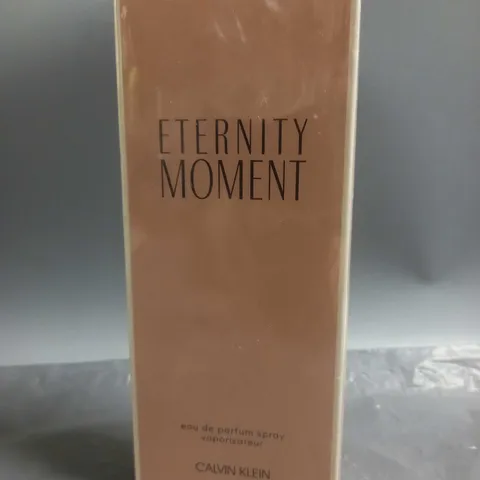 BOXED AND SEALED ETERNITY MOMENT EAU DE PARFUM CALVIN KLEIN 100ML