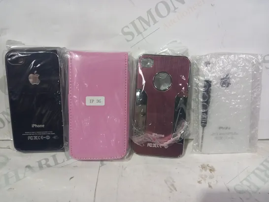 BOX OF APPROXIMATELY 30 ASSORTED PHONE CASES, COVERS, AND BACKS FOR VARIOUS MAKES AND MODELS