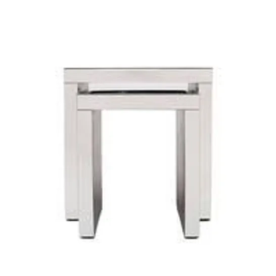 BOXED MONTE CARLO MIRRORED NEST OF TABLES (1 BOX)