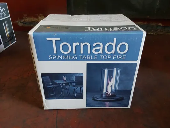 BOXED TORNADO SPINNING TABLE TOP FIRE