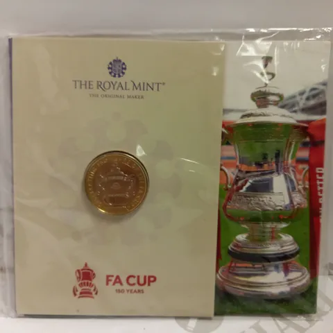 THE ROYAL MINT 150 YEARS FA CUP COMEMORATIVE COIN