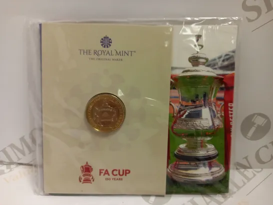 THE ROYAL MINT 150 YEARS FA CUP COMEMORATIVE COIN