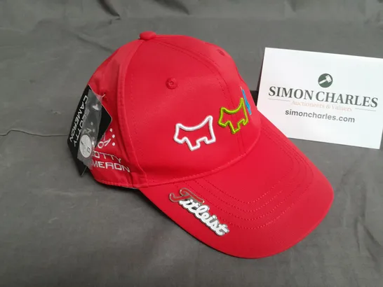 TITLEIST SCOTTY CAMERON RED BASEBALL CAP