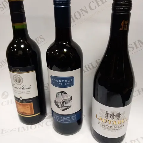 CASE OF 6 BOTTLES OF RED WINE TO INCLUDE; LAUTARUL PINOT NOIR, FOUNDERS STONE CABERNET SAUVIGNON AND VINA ALARDE TEMPRANILO