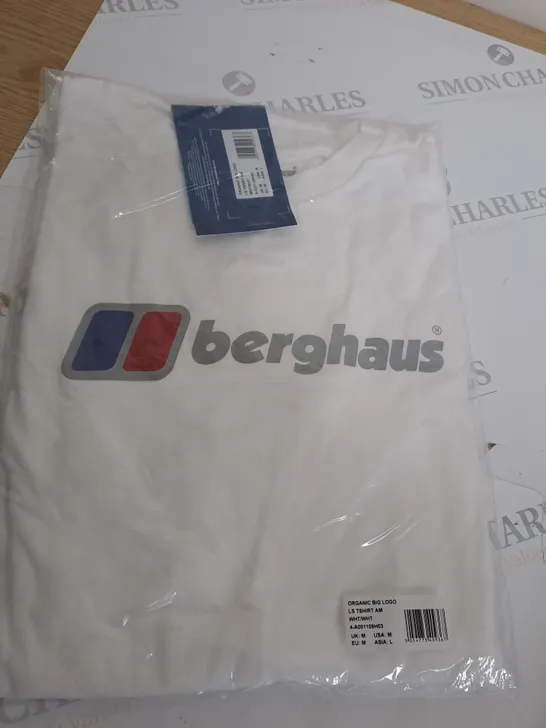 BERGHAUS WHITE T-SHIRT SIZE M