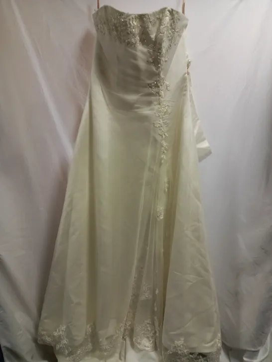 ROSETTA NICOLINI R1M0507 WEDDING DRESS, IVORY - SIZE 16 