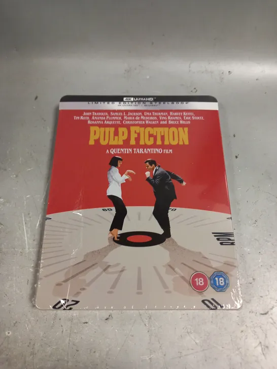 SEALED PULP FICTION LIMITED EDITION STEELBOOK BLU-RAY 