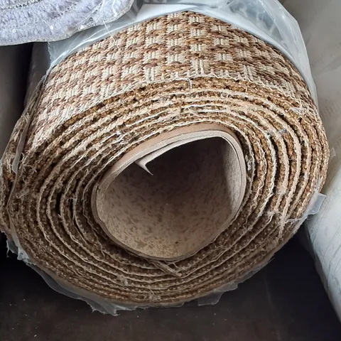 QUALITY ROLLED EASISISAL BASKET WEAVE CARPET IN BASKET WEAVE - 3.4 X 4M