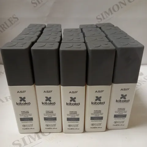 LOT OF APPROX 24 X 75ML A.S.P KITOKO PURIFYING CLEANSER