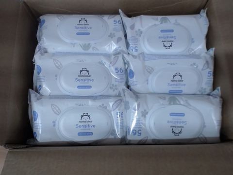 BOX OF A LARGE QUANTITY OF ASSORTED PACKS OF MAMA BEAR BABY WIPES