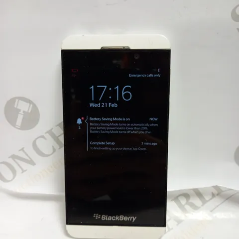 BLACKBERRY Z10 IN WHITE 