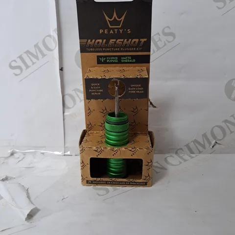 Peatys Holeshot Tubeless Puncture Plug Tool - Emerald