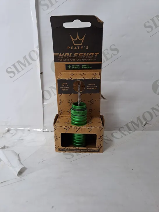 Peatys Holeshot Tubeless Puncture Plug Tool - Emerald