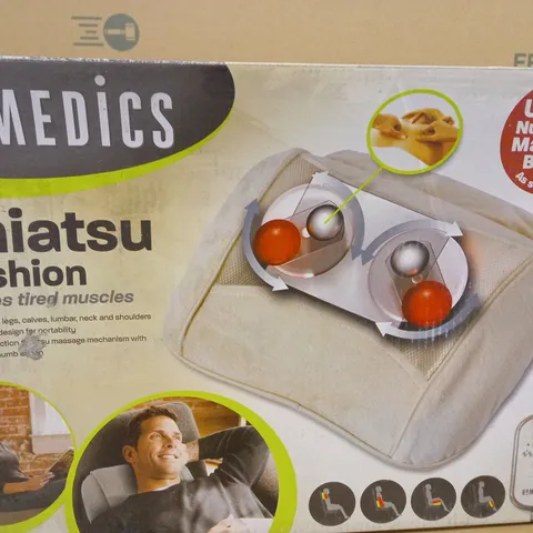 BOXED HOMEDICS SHIATSU CUSHION SMP-17H-GB