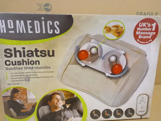 BOXED HOMEDICS SHIATSU CUSHION SMP-17H-GB