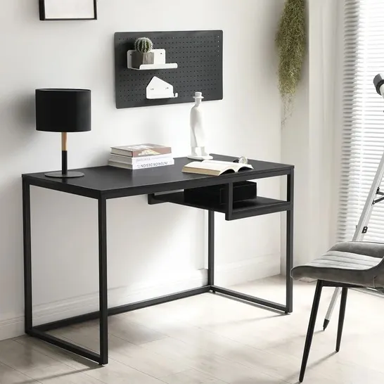 BOXED MELNICK DESK - BLACK