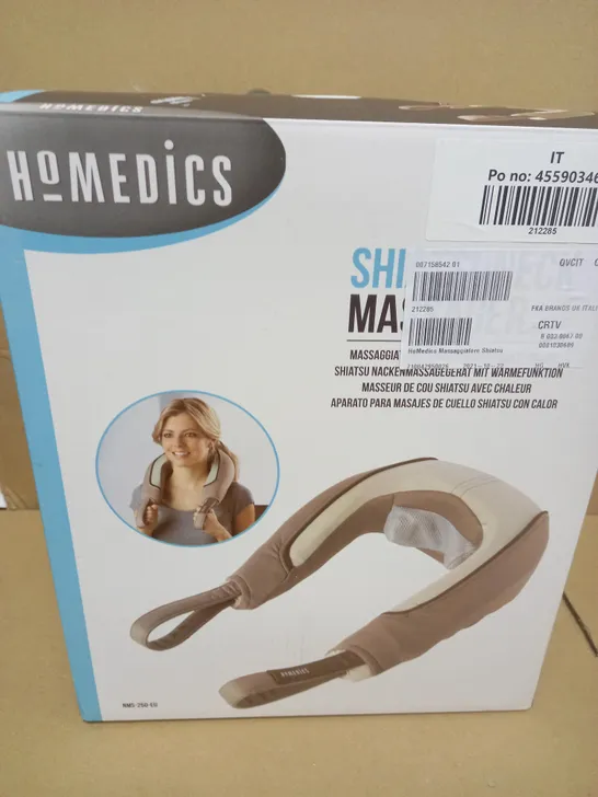 BOXED HOMEDICS SHIATSU NECK MASSAGER WITH HEAT