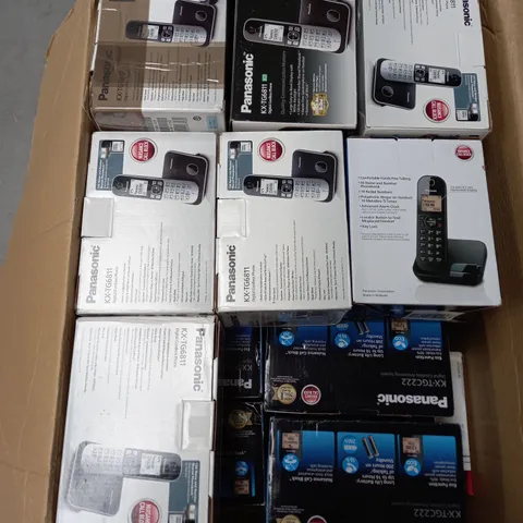 LARGE BOX OF PANASONIC ANSWERING MACHINES 