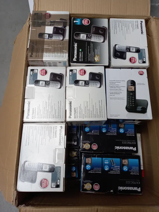 LARGE BOX OF PANASONIC ANSWERING MACHINES 