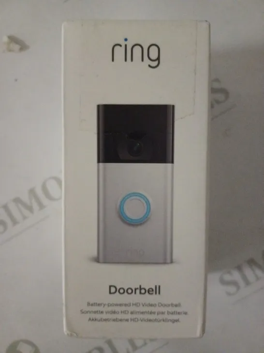 RING HD VIDEO DOORBELL