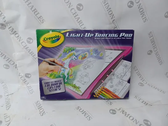 BOXED CRAYOLA LIGHT UP TRACING PAD ASSORTMENT  RRP £26.99