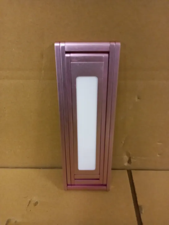 AURAGLOW FOLDABLE RECHARGING LED DESK LIGHT - PINK