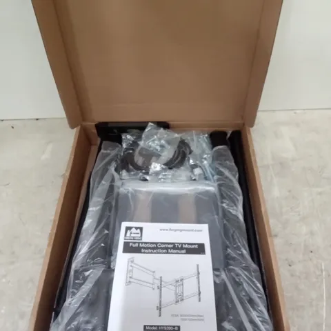 BOXED FULL MOTION CORNER TV MOUNT 600 X 400MM 