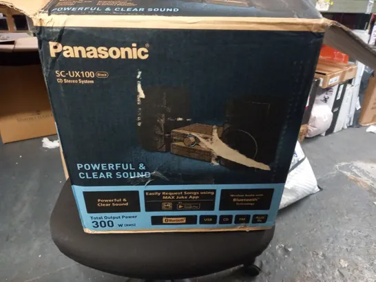 BOXED PANASONIC CD STEREO SYSTEM - SC-UX100