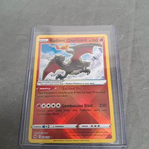 POKEMON RADIANT CHARIZARD - HOLO RADIANT RARE COLLECTABLE TRADING CARD